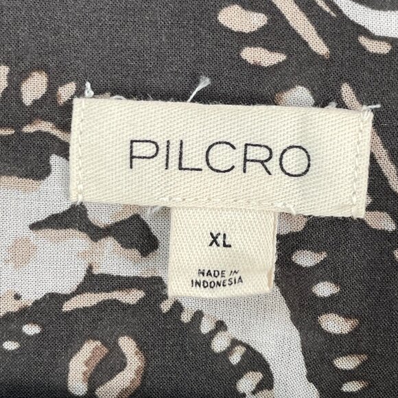 Anthropologie Pilcro Womens XL Romy Relaxed Button Up Shirt Blouse Top - Picture 5 of 11